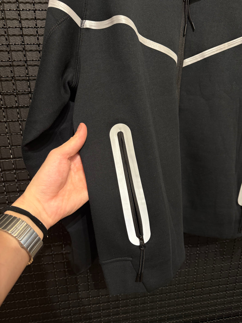 Jaqueta Nike Tech Fleece Refletivo Preto - Pronta Entrega