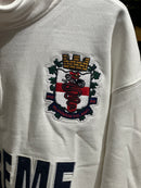 Jaqueta Supreme Pullover Half Zip Milano Branca - Pronta Entrega