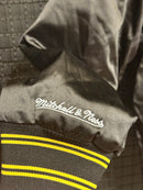 Jaqueta Supreme x Mitchell & Ness Lined Hooded Satin Varsity Jacket - Pronta Entrega
