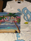 Conjunto Syna Camiseta + Short White - Pronta Entregah