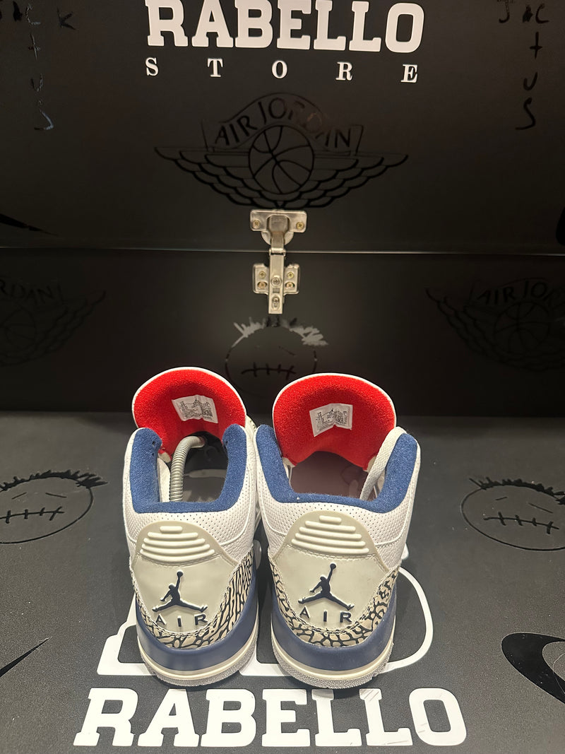 Tênis Nike Air Jordan 3 Retro True Blue OG - Pronta Entrega