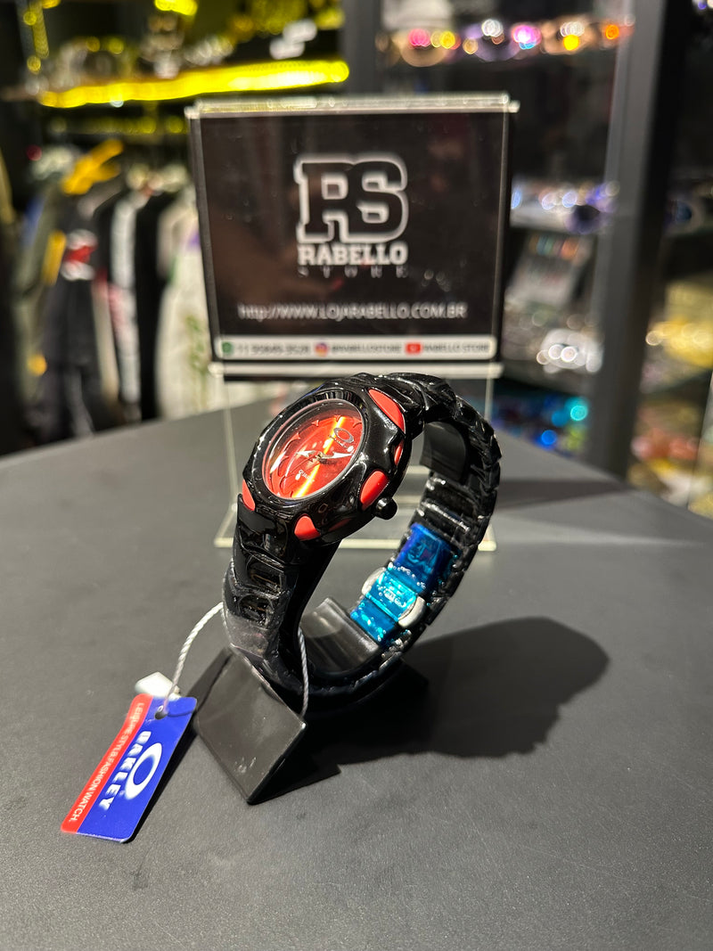 Relógio Oakley Blade Fundo Vermelho - Pronta Entrega