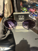 Óculos Miu Miu Redondo Armação Silver/Black Lente Purple - Pronta Entrega