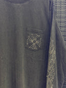 Chrome Hearts Rhinestone Cross Long Sleeve Black - Pronta Entrega