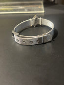 Pulseira Prata Ajustável Pingente Gota - Pronta Entrega