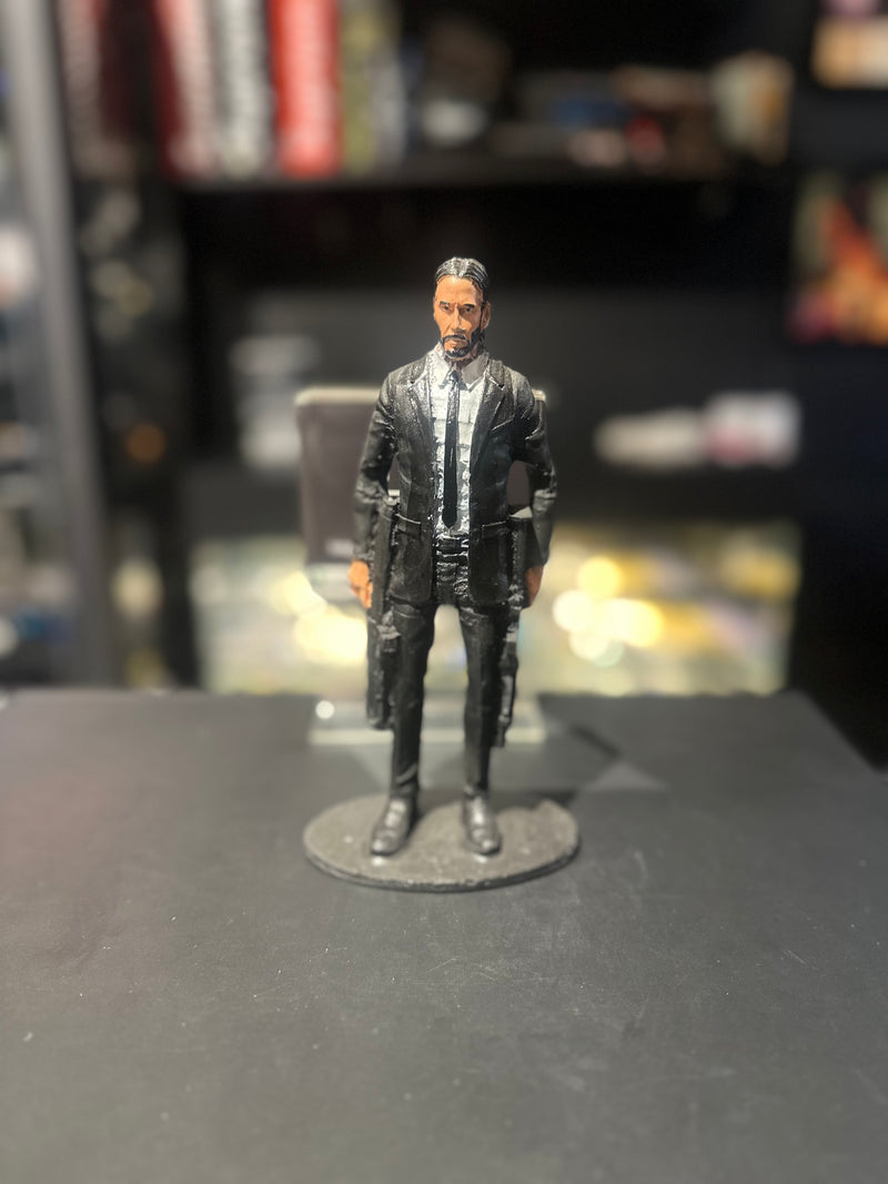 Boneco de Ação John Wick 20cm Resina - Pronta Entrega