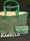 Bolsa Goyard Saint Louis PM Com Bolsa Removível Goyardine Green - Pronta Entrega