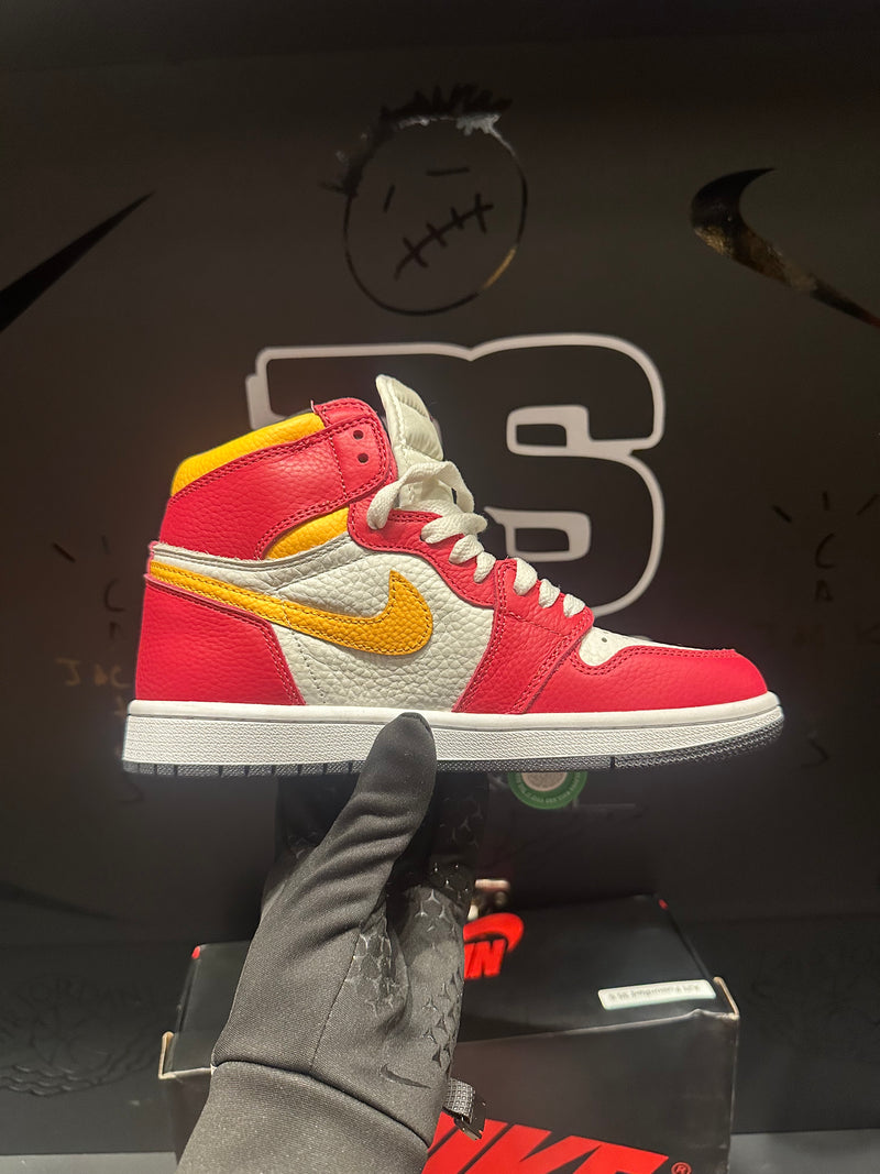 Tênis Nike Air Jordan 1 High OG Light Fusion Red - Pronta Entrega