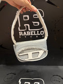 Bolsa Diesel Feminina 1DR Crossbody Couro Azul Claro - Pronta Entrega