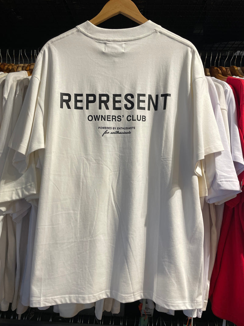 Camiseta REPRESENT OWNERS CLUB Branca - Pronta Entrega