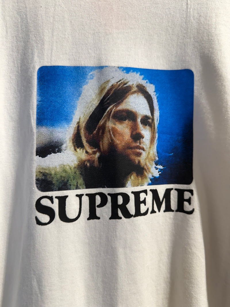 Camiseta Supreme Curt Cobain Branca - Pronta Entrega