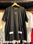 Camiseta OFF WHITE Line Thing Preta - Pronta Entrega