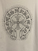 Camiseta Chrome Hearts Back Circle Cruz White - Pronta Entrega