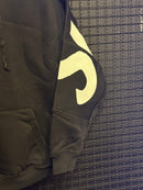 Moletom Supreme Big Logo Jacquard Hooded Sweatshirt Black - Pronta Entrega