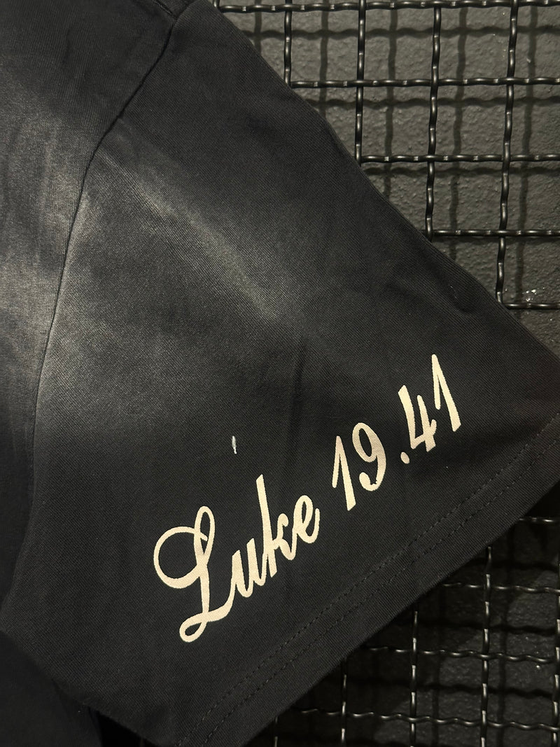 Camiseta Hellstar Jesus Cried Black - Pronta Entrega