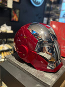 Capacete Mark 5 Homem de Ferro Inteligente Comando De Voz Jarvis Escala 1/1 Marvel Auto King - Pronta Entrega