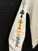 Moletom Chrome Hearts Multicolor White - Pronta Entrega