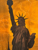Camiseta Godspeed Liberty Statue White/Orange - Pronta Entrega