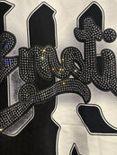 Camiseta Mixed Emotions Cupid Rhinestone Black - Pronta Entrega