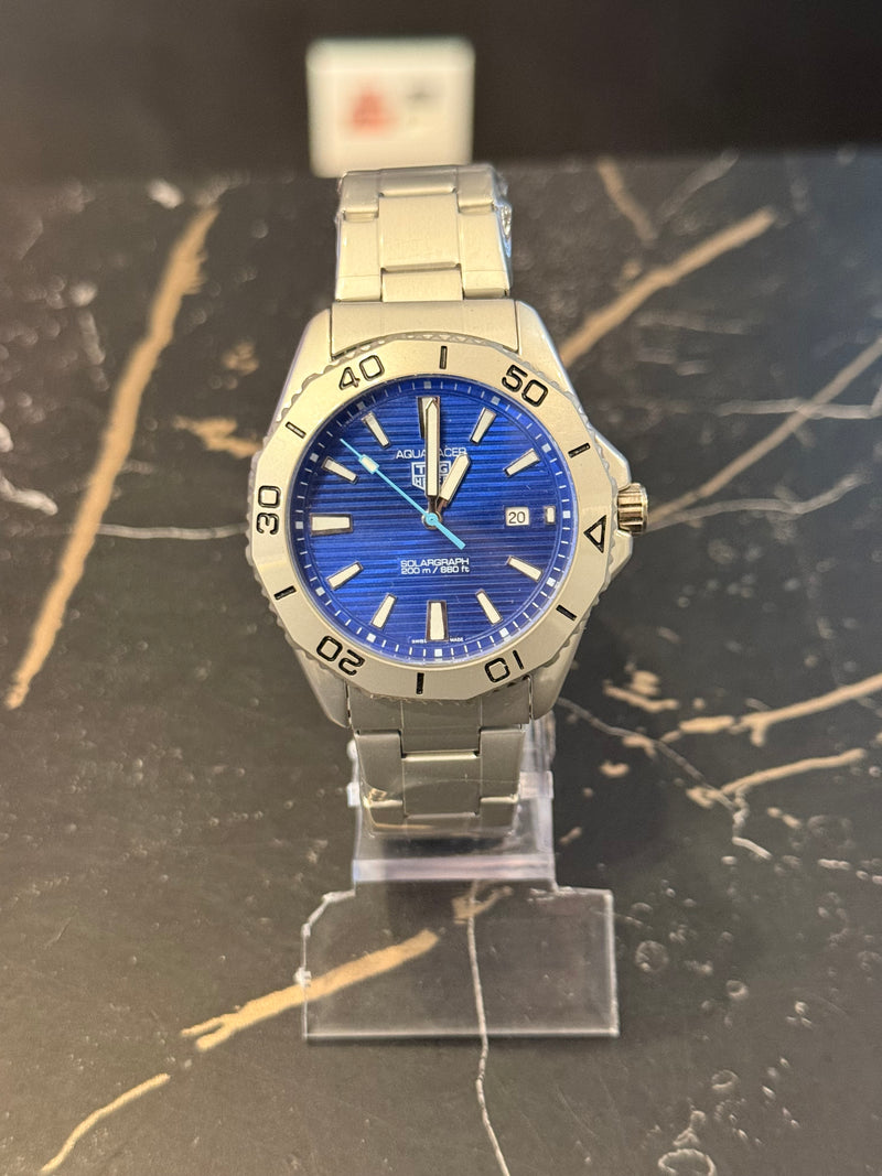 Relógio TAG Heuer Aquaracer Professional 200 Solargraph Fundo Azul - Pronta Entrega