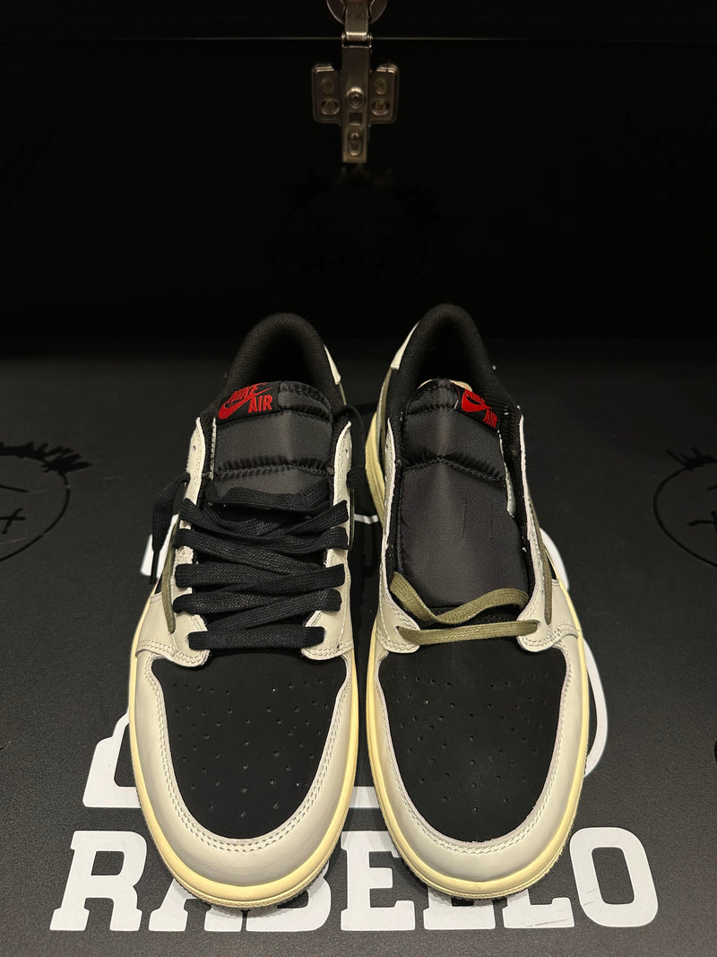 Tênis Nike Air Jordan 1 Retro Low OG SP Travis Scott Olive - Pronta Entrega