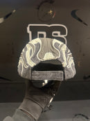 Boné Balenciaga Jeans Flame Gray Aba Curva - Pronta Entrega