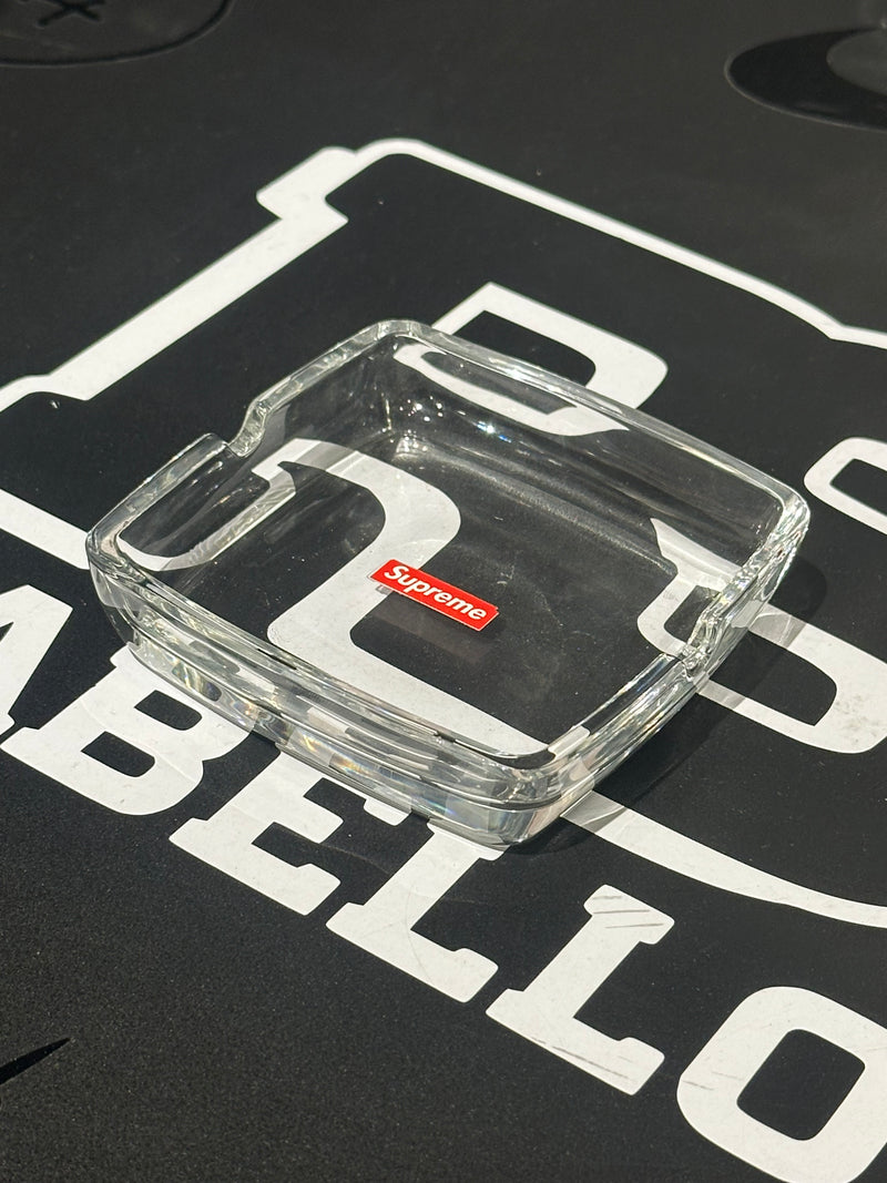 Cinzeiro Supreme Vidro Debossed Clear - Pronta Entrega