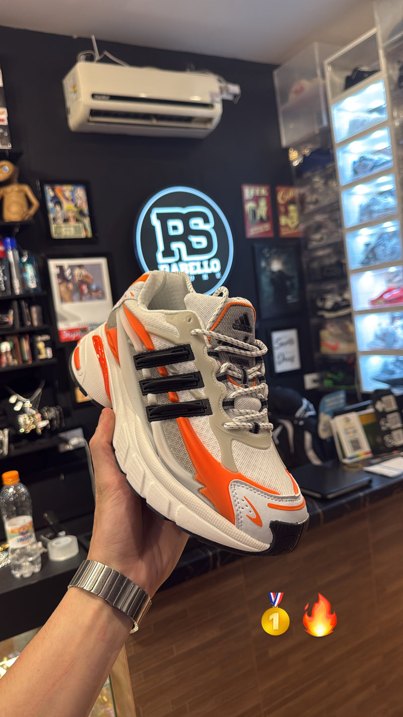Tênis Adidas Adistar Jellyfish Pharrell Williams Focus Olive/Orange - Pronta Entrega