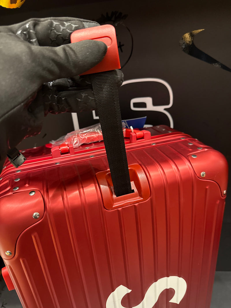 Mala Supreme Suitcase Alumínio Vermelha - Pronta Entrega