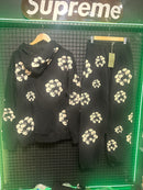 Moletom Denim Tears X CPMF Wreath Black - Pronta Entrega