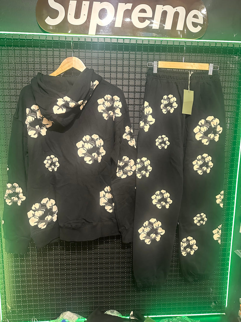 Moletom Denim Tears X CPMF Wreath Black - Pronta Entrega