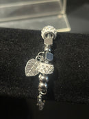 Pulseira Prata Multi Berloques Cravejados - Pronta Entrega