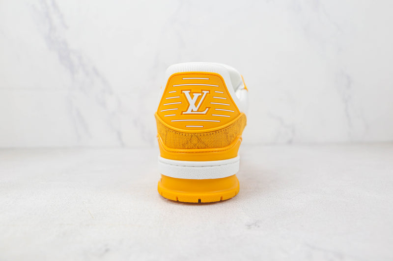 Louis Vuitton Trainer Yellow Monogram Denim White - Encomenda