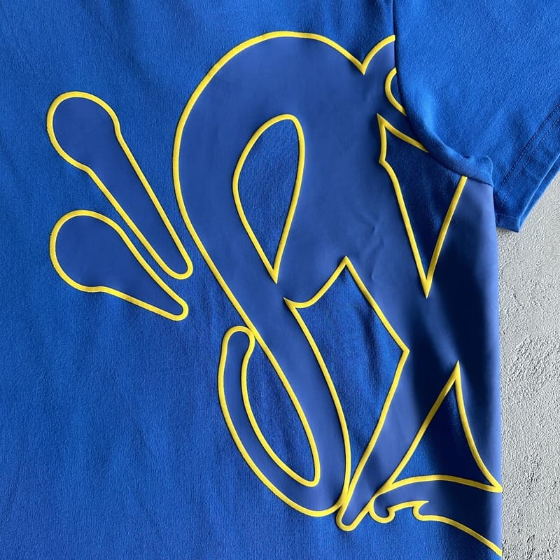 Conjunto Shorts Synaworld Azul/Amarelo - Encomenda