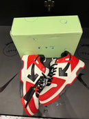 Tênis Off-White Out of Office 'White Red Black' - Pronta Entrega