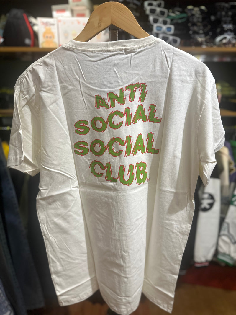 Camisa Anti Social Social Club Off White Logo Verde - Pronta Entrega