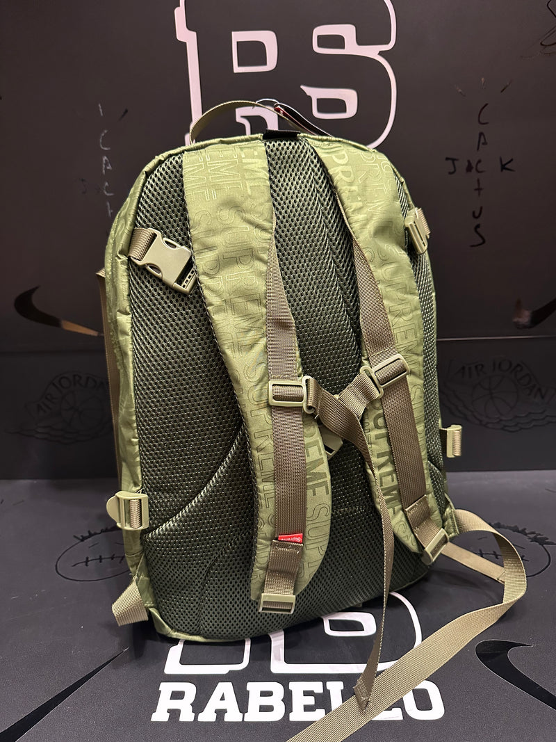 Mochila Supreme 19SS BackPack Olive - Pronta Entrega