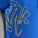 Conjunto Shorts Synaworld Azul/Amarelo - Encomenda