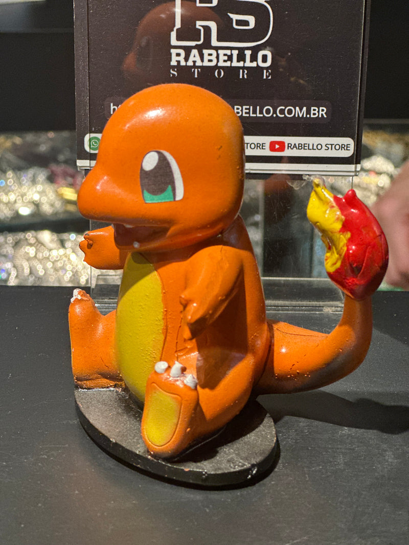 Boneco de Ação Pokémon Charmander 10cm Resina - Pronta Entrega