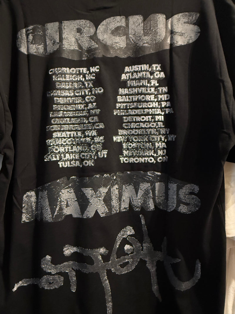 Camiseta TRAVIS SCOTT CIRCUS Preta - Pronta Entrega