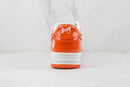 Bape Sta Patent Leather Orange White - Encomenda