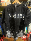 Camiseta Amiri Bandana Preta - Pronta Entrega