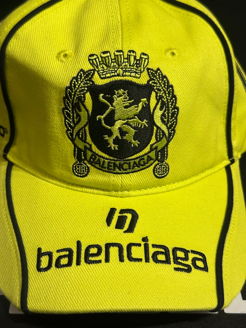 Boné Balenciaga Verde Aba Curva Soccer Cap - Pronta Entrega