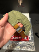 Boné Supreme ‘Washed Chino Twill Camp Military’ - Pronta Entrega