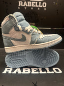 Tênis Nike Air Jordan 1 High Feminino "Denim" Jeans Azul - Pronta Entrega