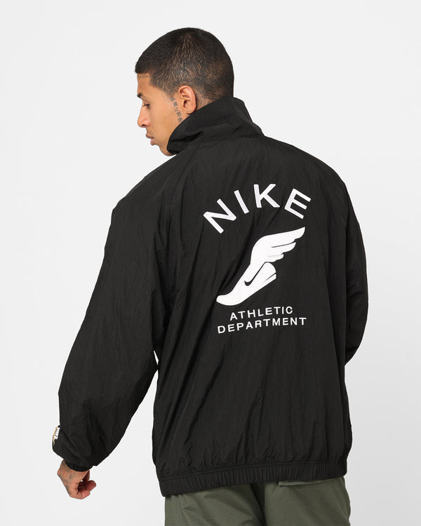Jaqueta Nike Athletic Department Embroidered Black/White Windbreaker - Pronta Entrega