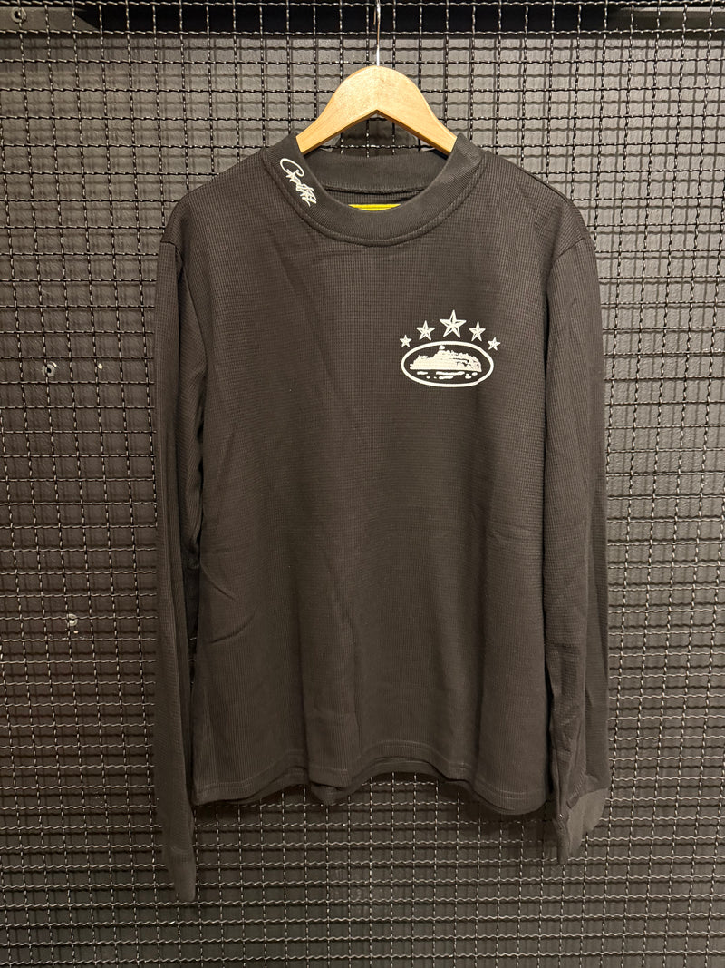 Camiseta Manga Longa Corteiz Black - Pronta Entrega