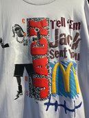 Camiseta TRAVIS x MC DONALD’S Branco - Pronta Entrega