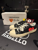 Tênis Converse Chuck 70 X Comme des Garçons Low Preto - Pronta Entrega