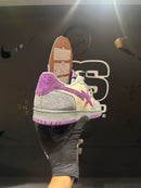 Tênis BAPE A Bathing APE Court Sta Mist Grey Royal Purple - Pronta Entrega